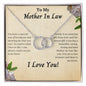 Mother In law - You Have A Special Way Of Loving Me - Perfect pair Necklace Gift flower