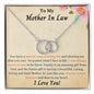 Mother In Law - You Have A Special Way Of Loving Me - I Love You - Perfect Pair Necklace