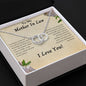 Mother In law - You Have A Special Way Of Loving Me - Perfect pair Necklace Gift flower