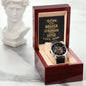 Son From Mom - Braver Stronger Loved - Openwork Watch