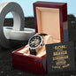 Son From Mom - Braver Stronger Loved - Openwork Watch
