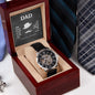 Dad - I Have Loved You My Whole Life - Men's Openwork Watch