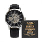 Son From Mom - Braver Stronger Loved - Openwork Watch