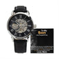 Son From Mom - Braver Stronger Loved - Men's Openwork Watch