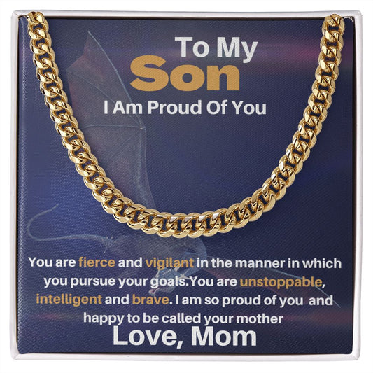 Son From Mom - You Are Unstoppable And Brave - Cuban Link