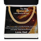 Son From Dad - Your Energy And Fire Is Truly Amazing - Cuban Link Gift