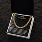 Husband - I Feel Secure In Your Arms - Cuban Link Chain Gift