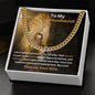 Husband - I Feel Secure In Your Arms - Cuban Link Chain