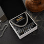 Son From Mom - Braver Stronger Loved - Cuban Link Chain