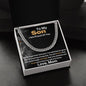 Son From Mom - Braver Stronger Loved - Cuban Link Chain