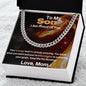 Son - I Am Proud Of You, From Mom - Cuban Link