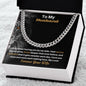Husband - I Feel Secure In Your Arms - Cuban Link Chain Gift