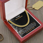 Husband - I Feel Secure In Your Arms - Cuban Link Chain Gift