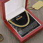 Dad - Bravest, Strongest, Smartest Man I Know - Cuban Link Gift