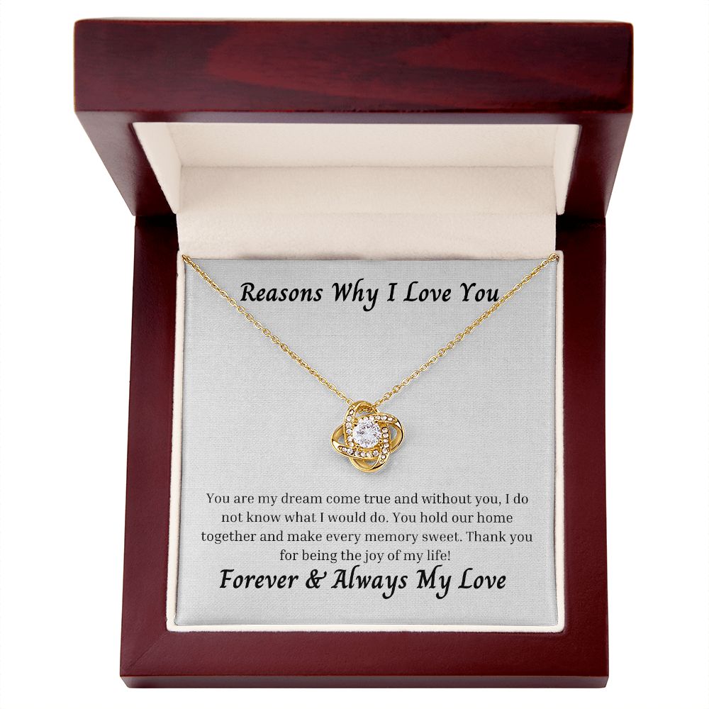 Reasons Why I Love You 005 Love Knot