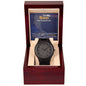 Son From Mom - You Are Unstoppable And Brave - Wooden Watch