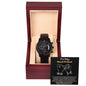 Best Friend - Worthy of Appreciation - Black Chronograph Watch