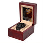 Son - I Am Proud Of You, Love Mom - Chronograph Watch