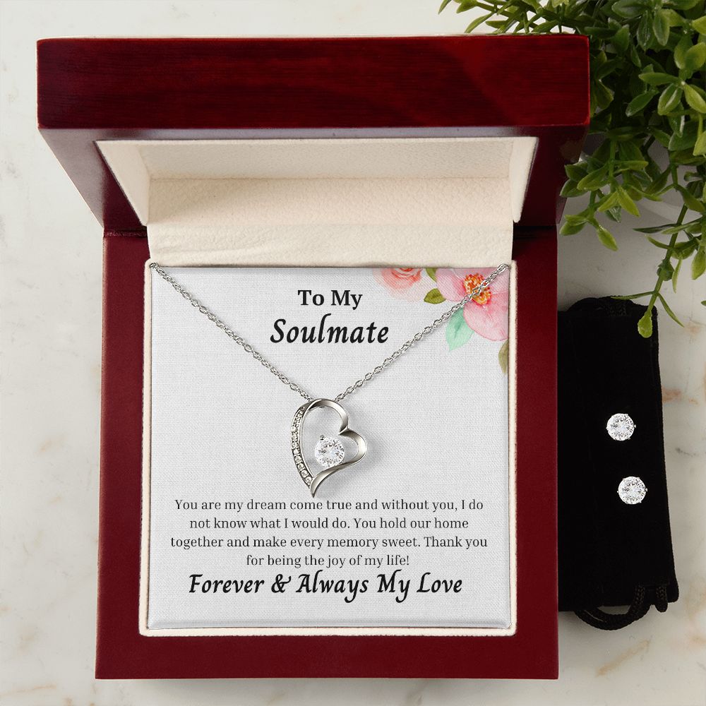 Soulmate - You Are my Dream Come True - Forever Love Necklace Set