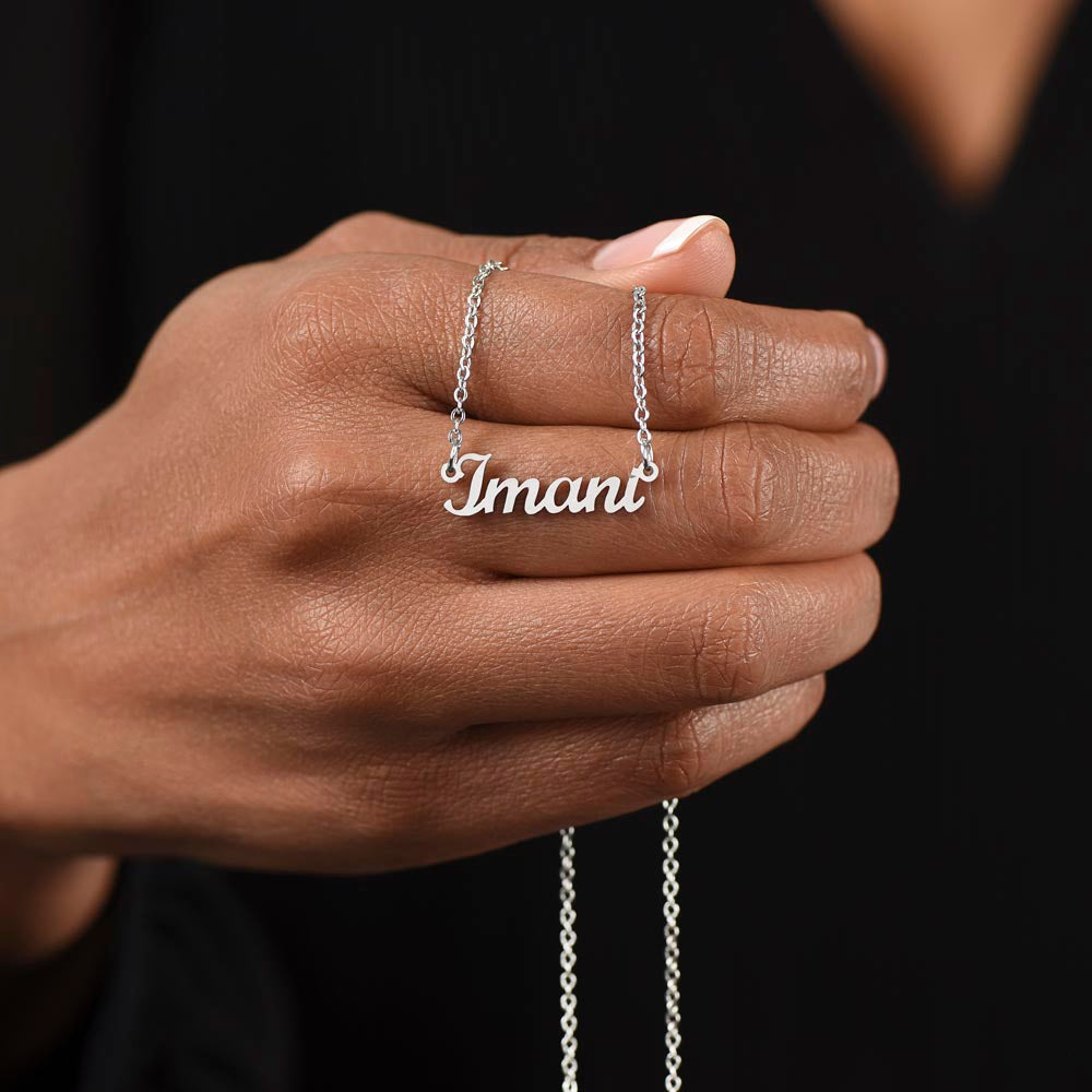 Soulmate - You Are My Dream Come True wht Personalized Name Necklace