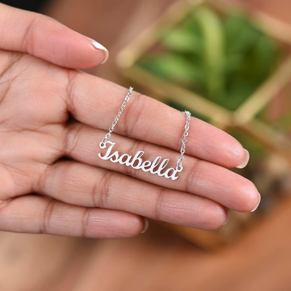 Soulmate - You Are My Dream Come True wht Personalized Name Necklace