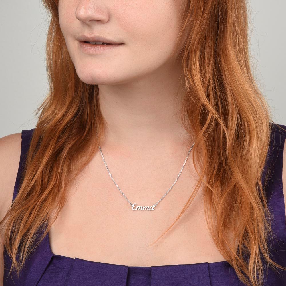 Personalized Name Necklace - Great Birthday Gift For Someone Special