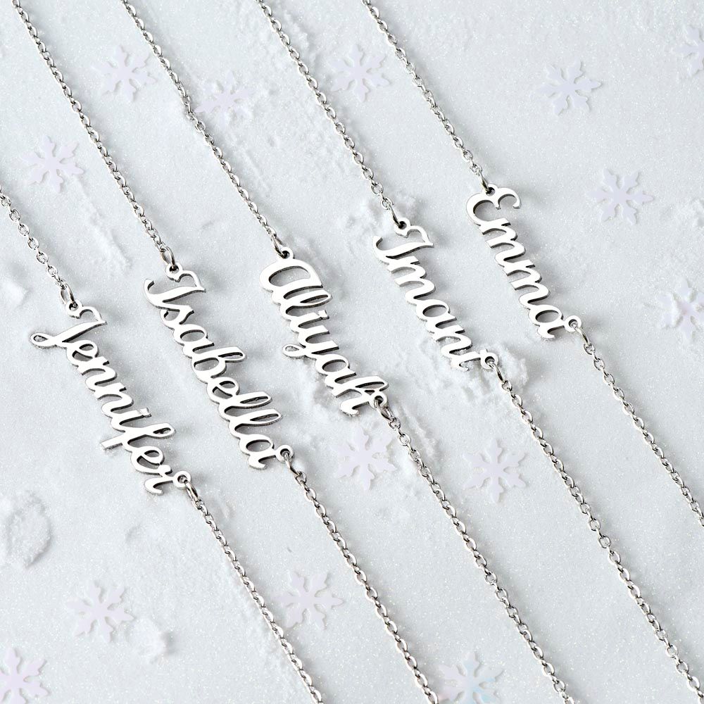 Personalized Name Necklace - Great Birthday Gift For Someone Special