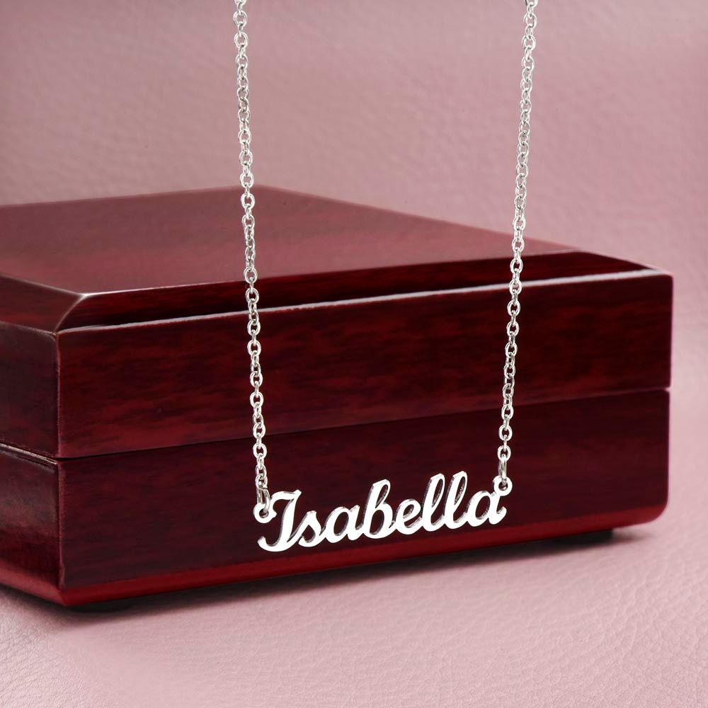 Personalized Name Necklace - Great Birthday Gift For Someone Special