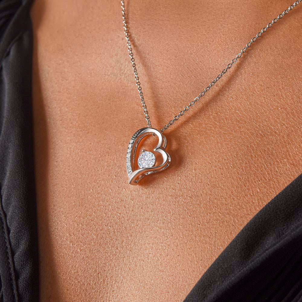 Daughter From Dad - Never Forget That I Love You - Forever Love Necklace