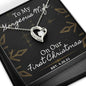 First Christmas Married Gift - Mr and Mrs Christmas Present - Our First Christmas Married as Mr and Mrs Jewelry - Personalized - EST 2021