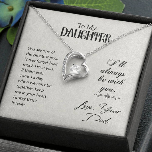 Gift For Daughter From Father, Daughter Dad Necklace, Daughter Gift From Dad, To My Daughter, Daughters Birthday, Unique, Grown Up Daughter