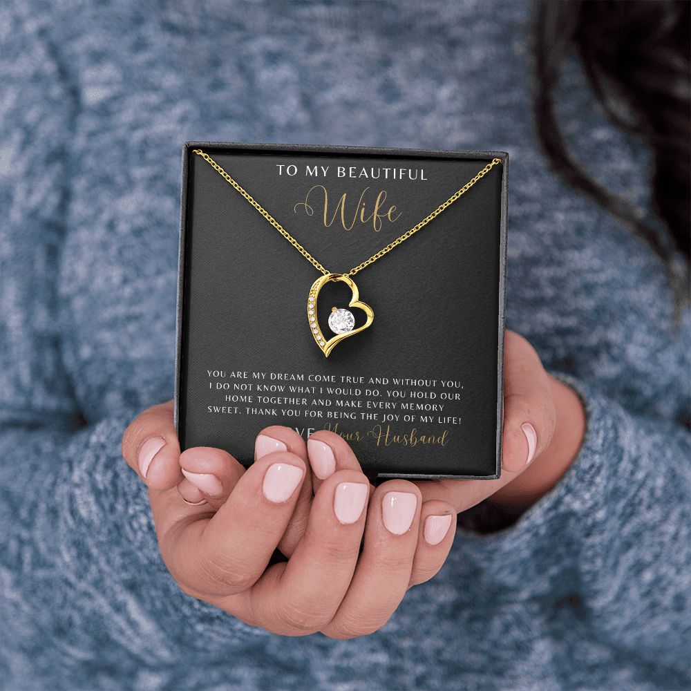 Wife - You Are My Dream Come True - Forever Love Necklace