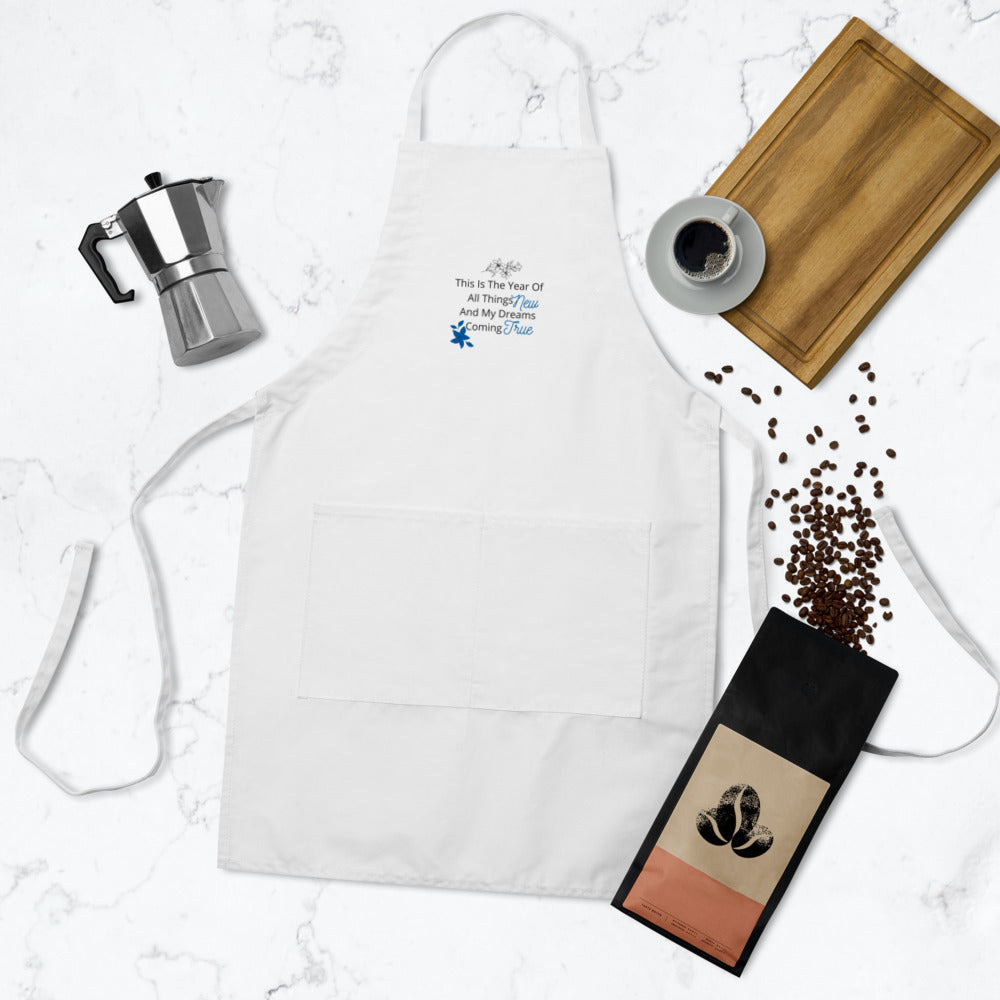 Embroidered Apron The Year Of All Things New