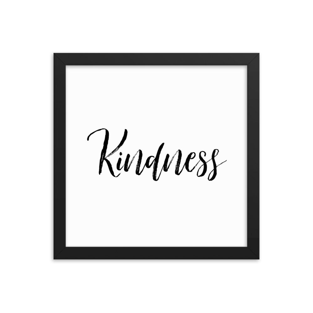 Wall Decor Gift Framed poster, Kindness