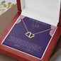 To My Beautiful Wife 14k Gold Diamond Necklace