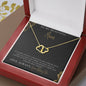 Mom Gift - To My Beautiful Mom, From Daughter 14k Solid Gold Diamond Heart Necklace For Women, Best Friend Necklace, Gift For Mom