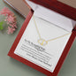To My Beautiful Wife / Diamond Heart Necklace / 14k Gold Diamond Heart / Dainty Diamond Necklace / Wife Gift / Wife Appreciation / From Husband / Wife Birthday