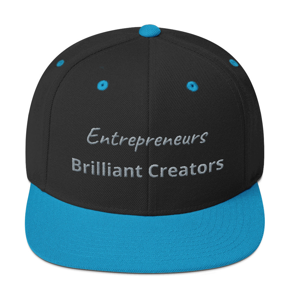 Entrepreneurs Brilliant Creators Snapback Hat - E2 Express