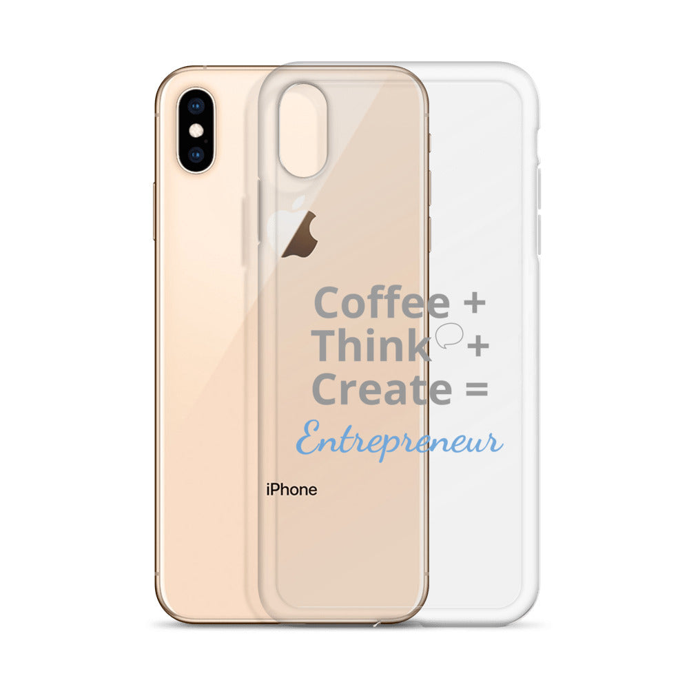 Coffee Think Create iPhone X Case - E2 Express