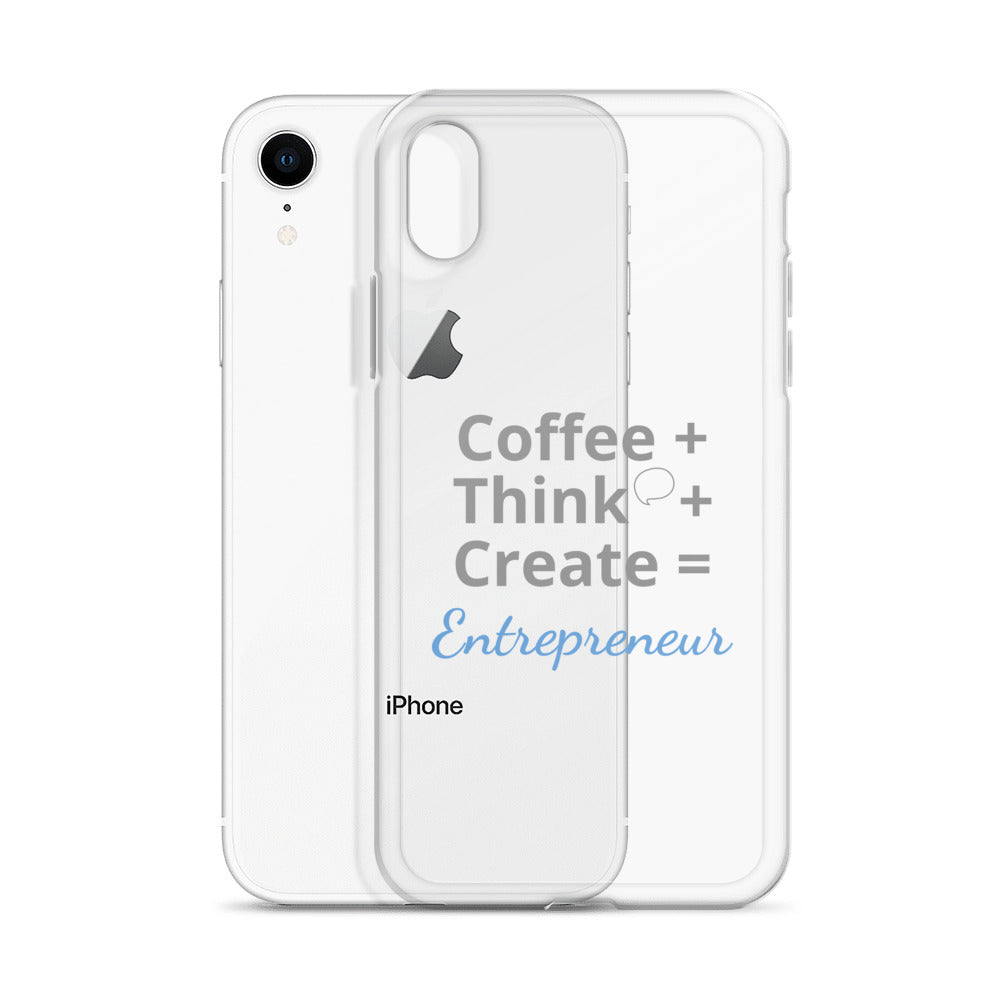 Coffee Think Create iPhone X Case - E2 Express