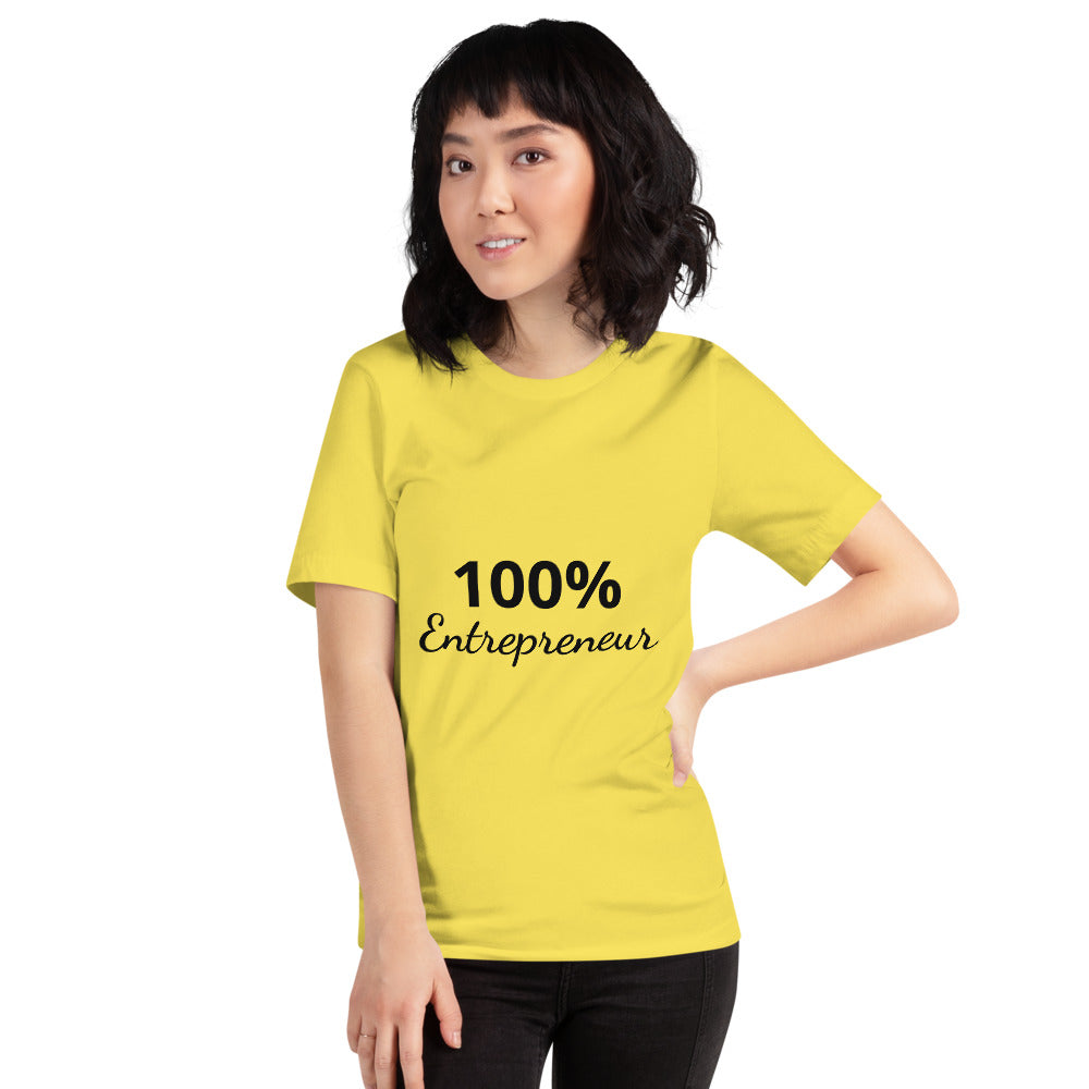 100% Entrepreneur (Unisex T-Shirt) - E2 Express