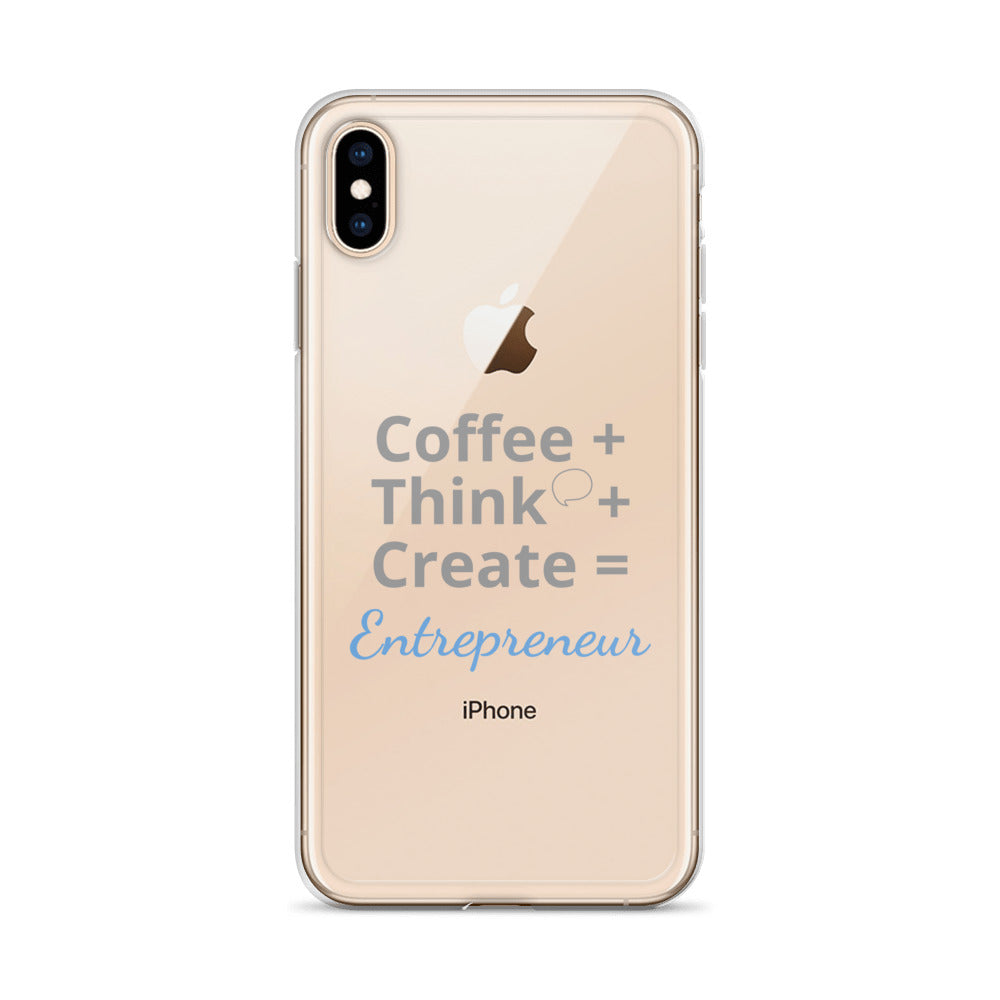 Coffee Think Create iPhone X Case - E2 Express