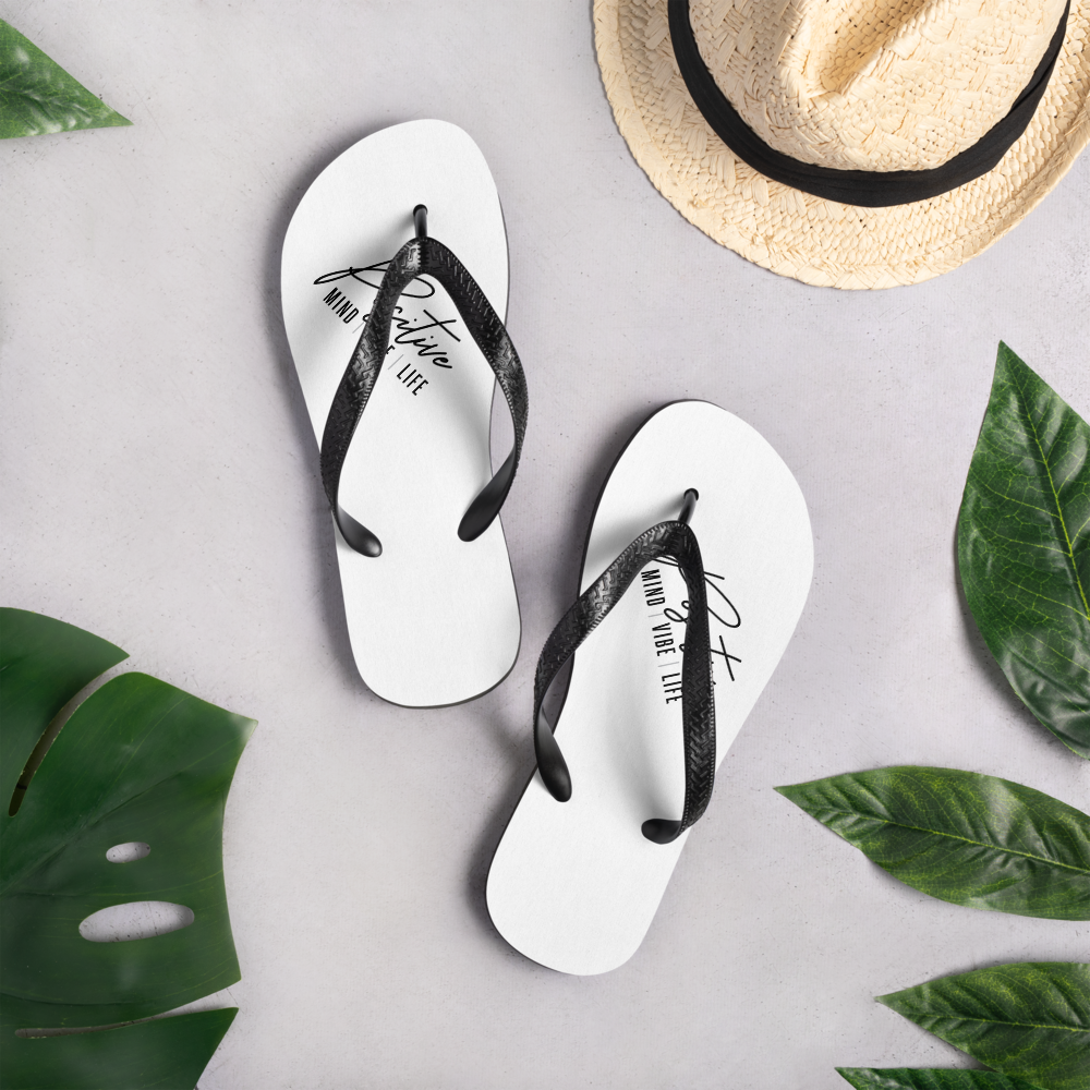 Positive Mind Vibe Life (Flip-Flops) - E2 Express