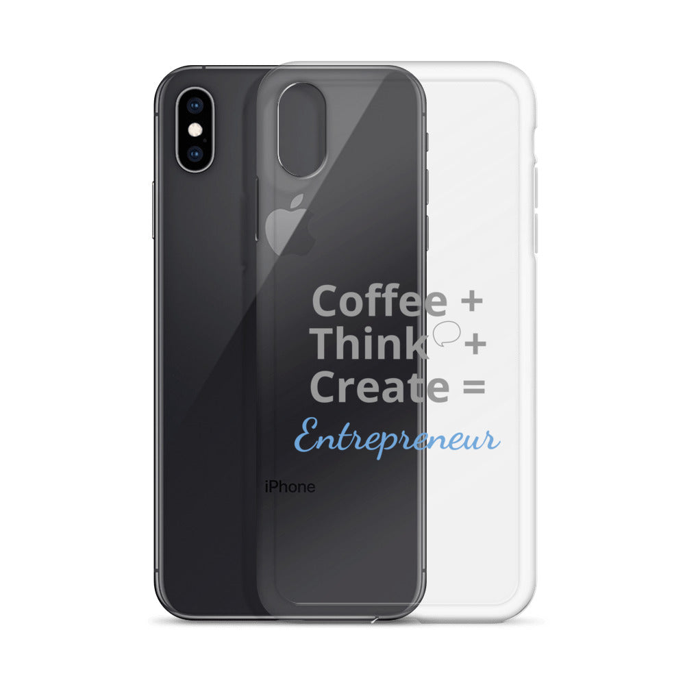 Coffee Think Create iPhone X Case - E2 Express
