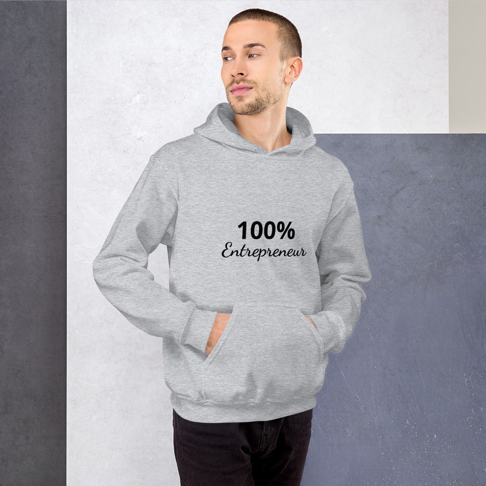 100% Entrepreneur (Unisex Hoodie) - E2 Express