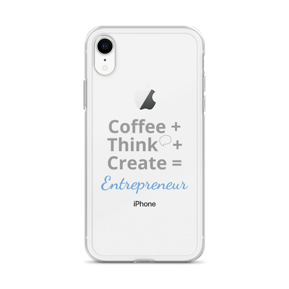Coffee Think Create iPhone X Case - E2 Express