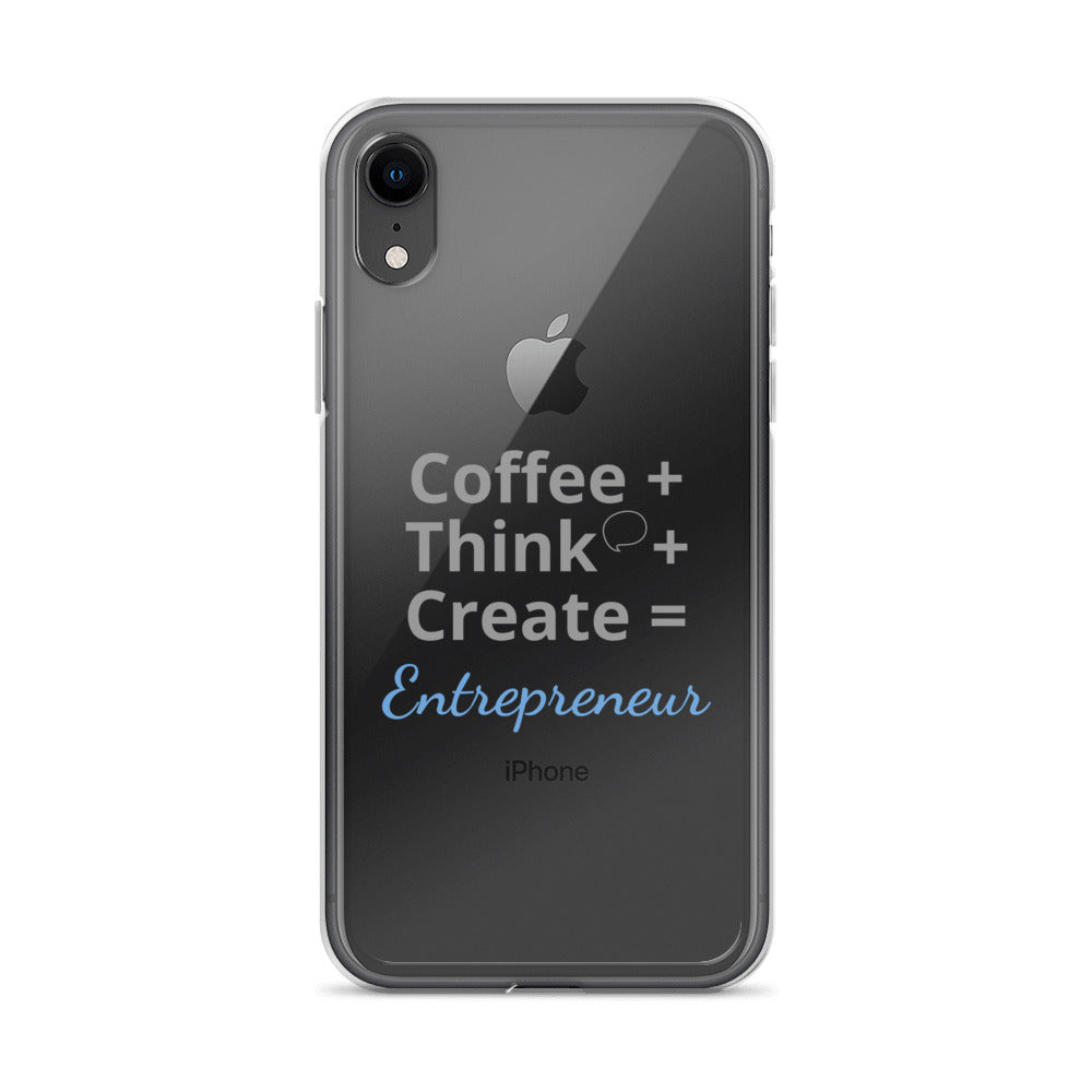 Coffee Think Create iPhone X Case - E2 Express