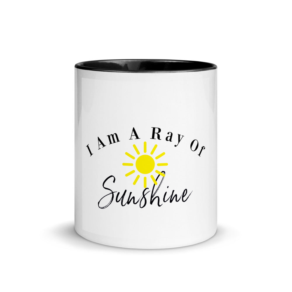 Christmas Gift Idea, Birthday Gift Idea, I Am A Ray Of Sunshine Mug with Color Inside, Bestfriend Gift, Christmas Gift For Mom, Wife, Sister, Brother, Husband