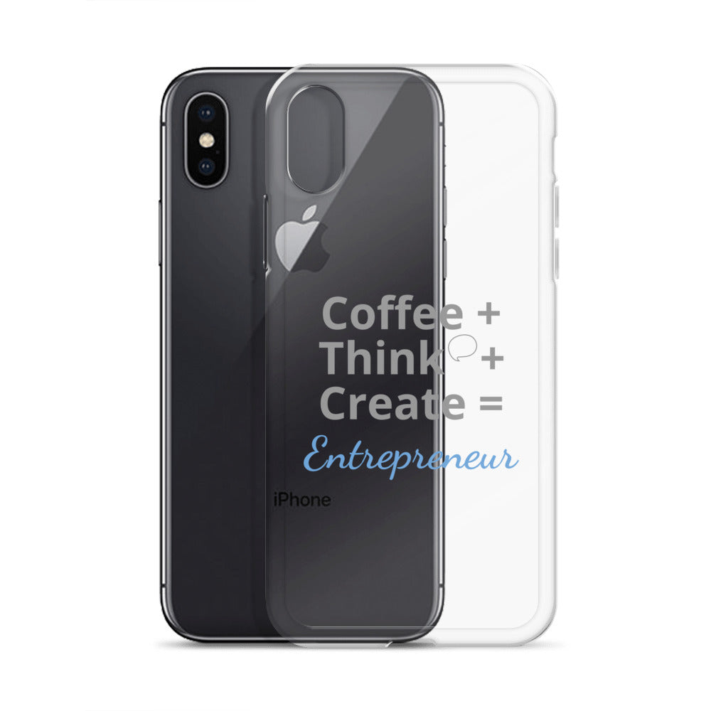 Coffee Think Create iPhone X Case - E2 Express