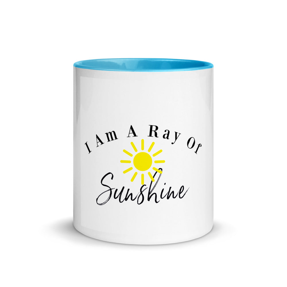 Christmas Gift Idea, Birthday Gift Idea, I Am A Ray Of Sunshine Mug with Color Inside, Bestfriend Gift, Christmas Gift For Mom, Wife, Sister, Brother, Husband